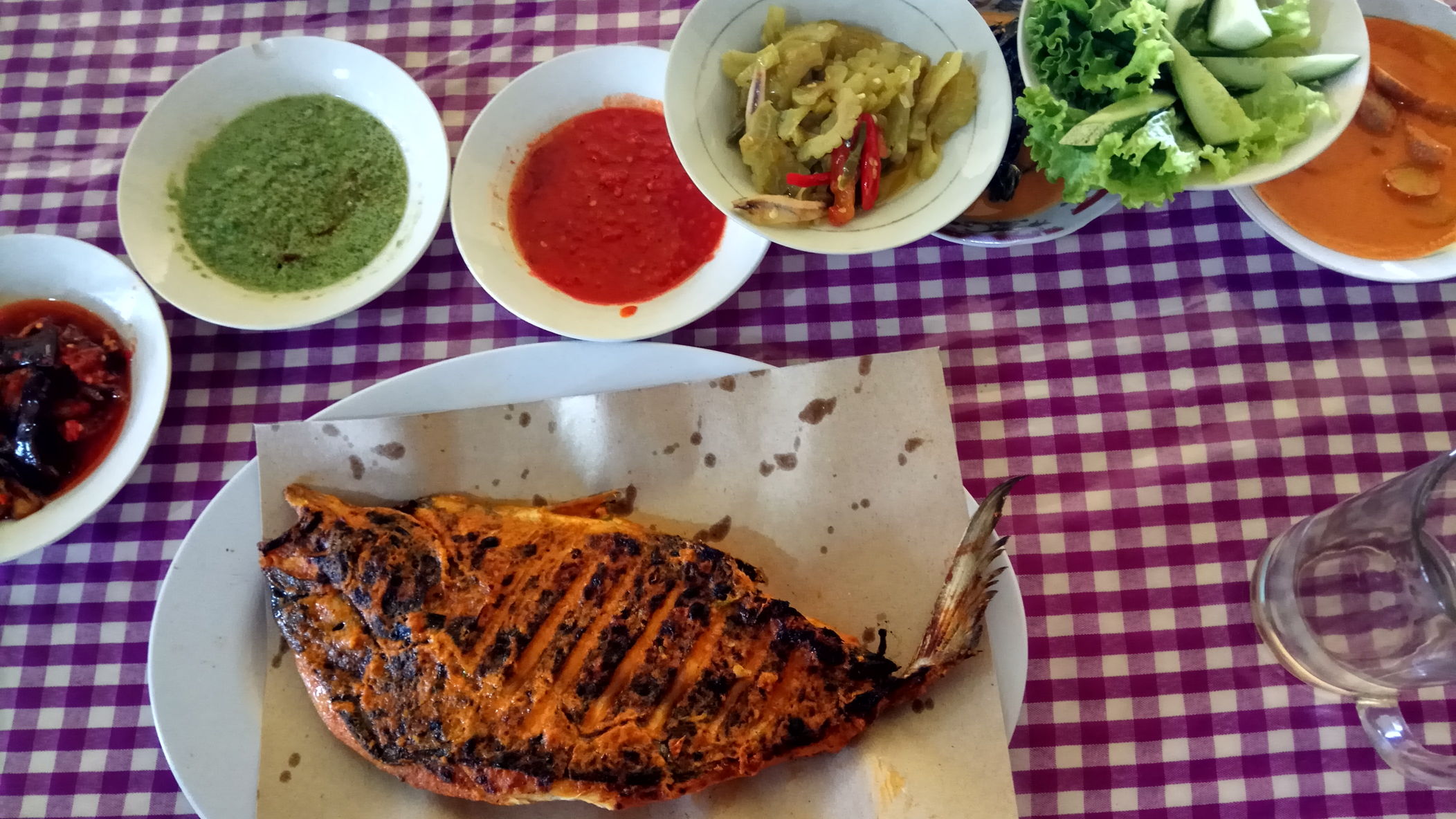 The signature fish dish from Padang