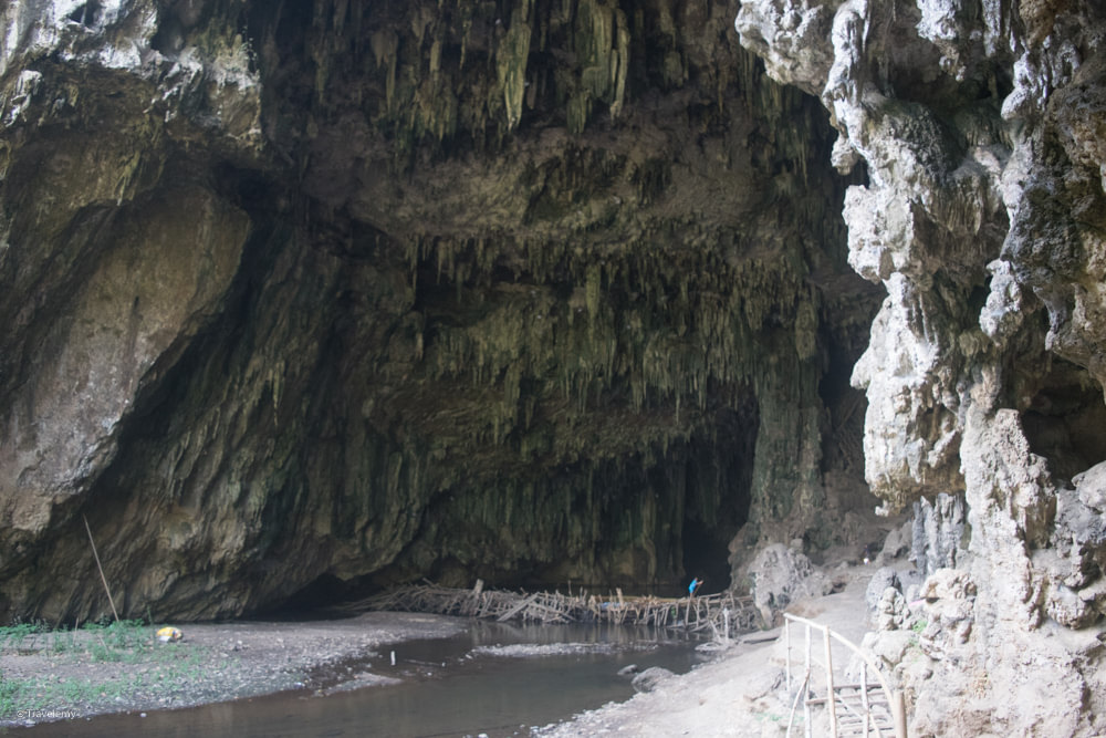 Exit of the cave, where on-foot visitors would enter and access the third cave. It is a massive one by any measure