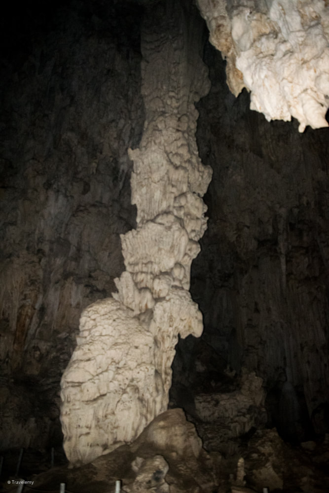 Tall pillar at the first cave